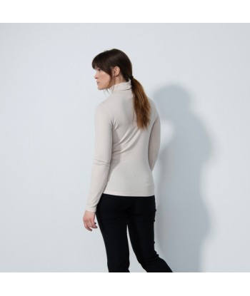 Daily Sports: Women's Ancona Long Sleeve Turtle Neck Top - Raw Beige paiement sécurisé