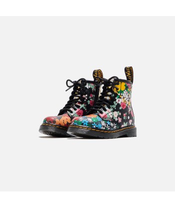 DR. MARTENS Youth1460 Floral Print Leather - Black Hydro Jusqu'à 80% De Réduction