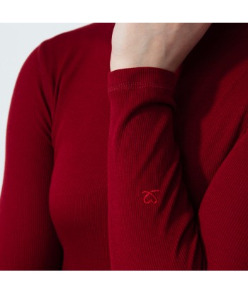 Daily Sports: Women's Ancona Long Sleeve Turtle Neck Top - Umbria Red sélection de produits