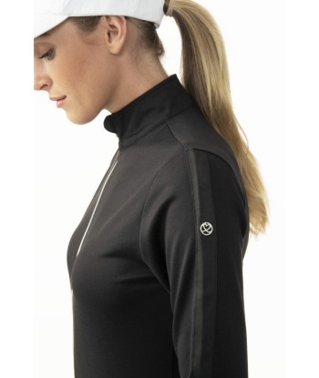 Daily Sports: Women's Anna Full Zip Shirt - Black Le MVP de beaucoup