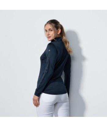 Daily Sports: Women's Anna Long Sleeve Half Neck Top - Dark Navy la chaussure