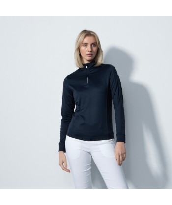 Daily Sports: Women's Anna Long Sleeve Half Neck Top - Dark Navy la chaussure