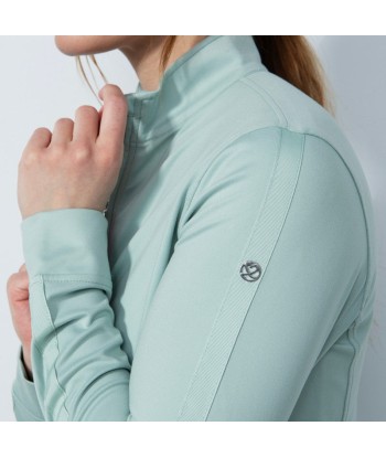 Daily Sports: Women's Anna Long Sleeve Half Neck Top - Foam Green destockage