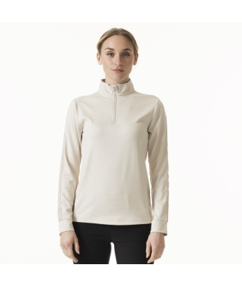 Daily Sports: Women's Anna Long Sleeve Half Neck Top - White de France