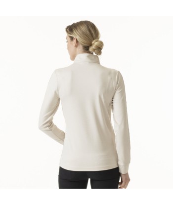 Daily Sports: Women's Anna Long Sleeve Half Neck Top - White de France