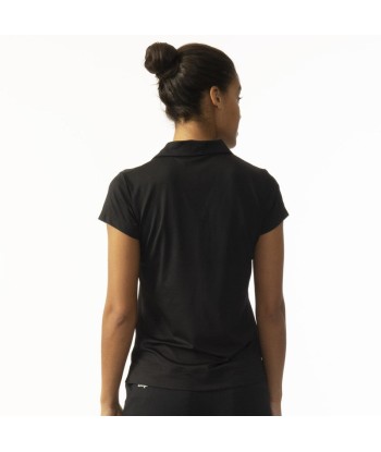 Daily Sports: Women's Anzio Cap Sleeve Polo - Black 50-70% off 