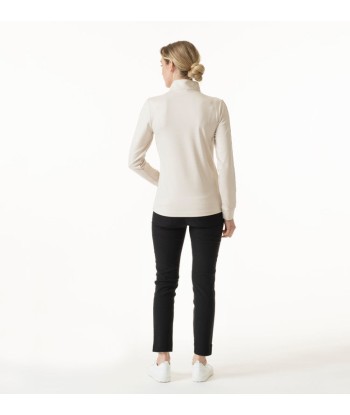 Daily Sports: Women's Anna Long Sleeve Half Neck Top - White de France