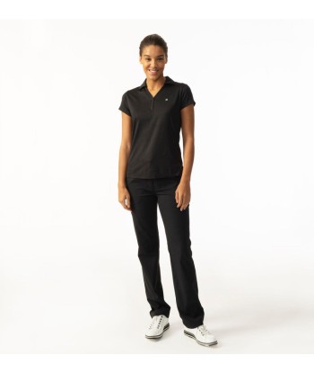 Daily Sports: Women's Anzio Cap Sleeve Polo - Black 50-70% off 