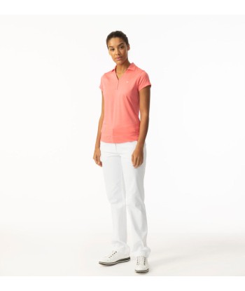 Daily Sports: Women's Anzio Cap Sleeve Polo - Coral Dans la société mordern