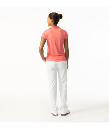 Daily Sports: Women's Anzio Cap Sleeve Polo - Coral Dans la société mordern