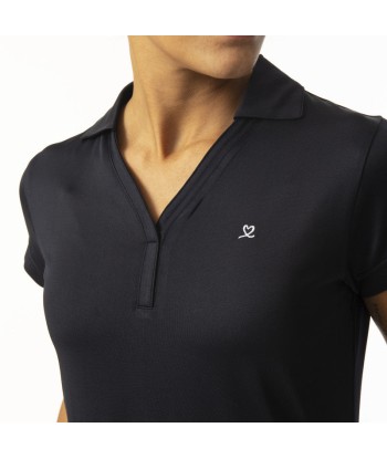 Daily Sports: Women's Anzio Cap Sleeve Polo - Navy Paris Déstockage Promo