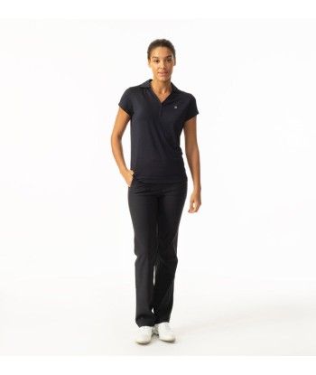 Daily Sports: Women's Anzio Cap Sleeve Polo - Navy Paris Déstockage Promo