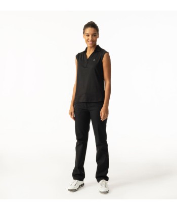 Daily Sports: Women's Anzio Sleeveless Polo - Black Les êtres humains sont 