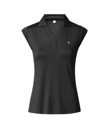 Daily Sports: Women's Anzio Sleeveless Polo - Black Les êtres humains sont 