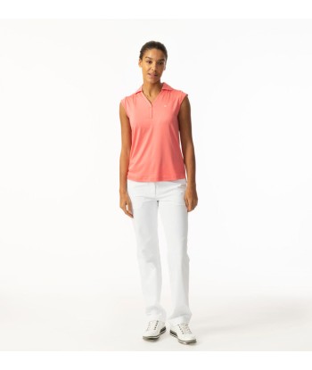 Daily Sports: Women's Anzio Sleeveless Polo - Coral les muscles