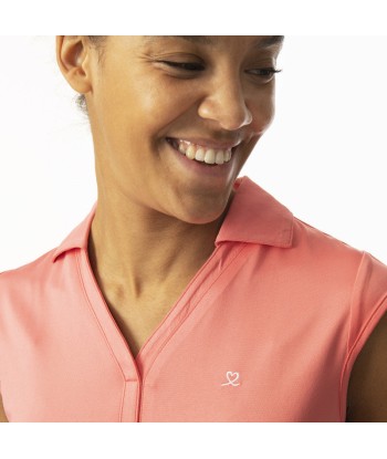 Daily Sports: Women's Anzio Sleeveless Polo - Coral les muscles