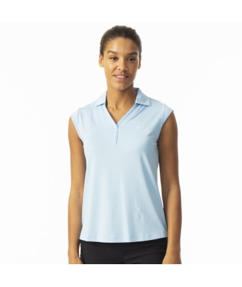 Daily Sports: Women's Anzio Sleeveless Polo - Skylight Blue rembourrage situé sous