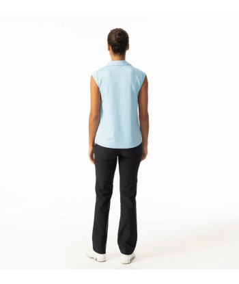 Daily Sports: Women's Anzio Sleeveless Polo - Skylight Blue rembourrage situé sous