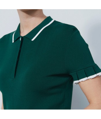 Daily Sports: Women's Awara Knit Short Sleeve Polo Shirt - Green 2023