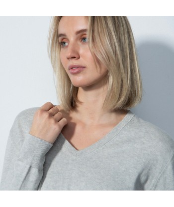 Daily Sports: Women's Bolzano V-Neck Pullover - Pearl Gray solde