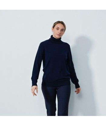 Daily Sports: Women's Boston Roll Neck Sweater - Marine Blue en ligne des produits 