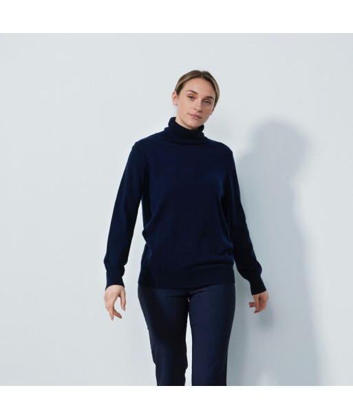 Daily Sports: Women's Boston Roll Neck Sweater - Marine Blue en ligne des produits 