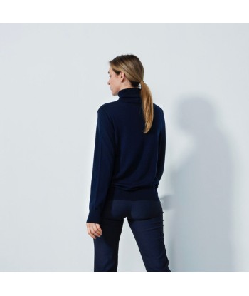 Daily Sports: Women's Boston Roll Neck Sweater - Marine Blue en ligne des produits 