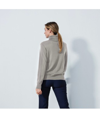 Daily Sports: Women's Boston Roll Neck Sweater - Straw paiement sécurisé