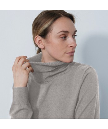 Daily Sports: Women's Boston Roll Neck Sweater - Straw paiement sécurisé