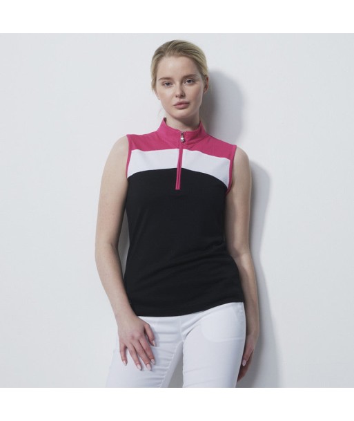 Daily Sports: Women's Calais Color Blocking Sleeveless Polo Shirt - Black s'inspire de l'anatomie humaine