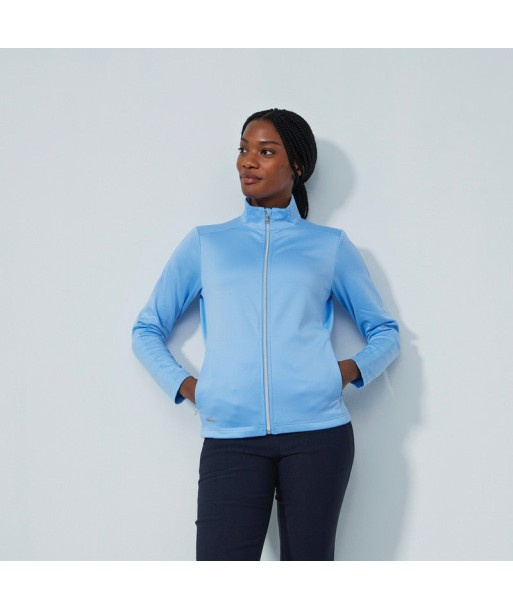 Daily Sports: Women's Cholet Full Zip Midlayer Long Sleeve Top - Belle Blue rembourrage situé sous