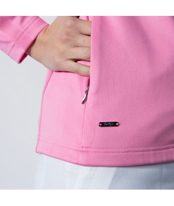 Daily Sports: Women's Cholet Full Zip Midlayer Long Sleeve Top - Pink d'Europe débarque