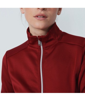 Daily Sports: Women's Cholet Full Zip Midlayer Long Sleeve Top - Umbria Red store