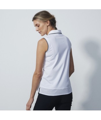 Daily Sports: Women's Corina Sleeveless Polo - White livraison gratuite