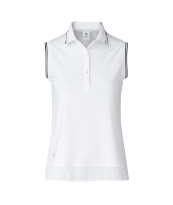 Daily Sports: Women's Corina Sleeveless Polo - White livraison gratuite