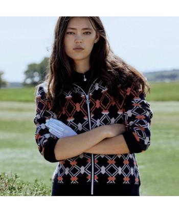 Daily Sports: Women's Creek Print Lined Cardigan - Dark Navy online