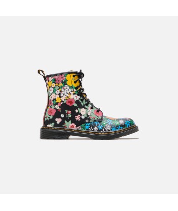 DR. MARTENS Youth1460 Floral print Leather - Black Hydro vente chaude votre 