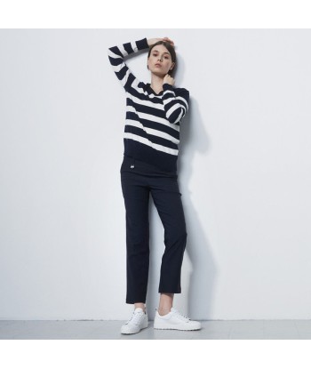 Daily Sports: Women's Ferrarra Stripe Pullover - Navy White brillant des détails fins