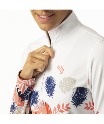 Daily Sports: Women's Frederica Long Sleeve Polo Shirt - White Découvrez la collection