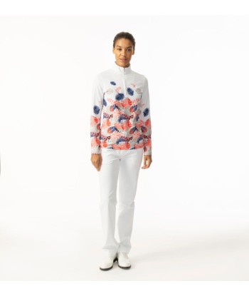 Daily Sports: Women's Frederica Long Sleeve Polo Shirt - White Découvrez la collection