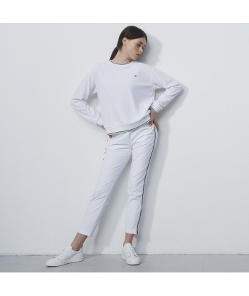 Daily Sports: Women's Glam Ankle Pants - White (Size 4) SALE en ligne