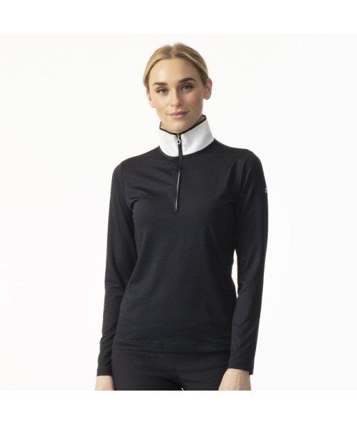 Daily Sports: Women's Karolina Long Sleeve Zip Top - Navy le des métaux précieux