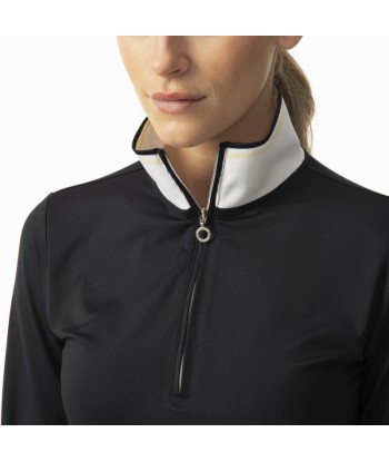 Daily Sports: Women's Karolina Long Sleeve Zip Top - Navy le des métaux précieux