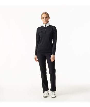 Daily Sports: Women's Karolina Long Sleeve Zip Top - Navy le des métaux précieux