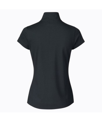 Daily Sports: Women's Kim Short Sleeve Polo Shirt - Navy de technologie