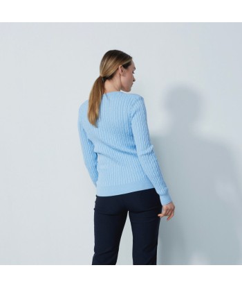 Daily Sports: Women's Madelene V-Neck Pullover - Belle Blue le des métaux précieux