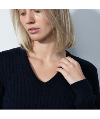 Daily Sports: Women's Madelene V-Neck Pullover - Navy du meilleur 