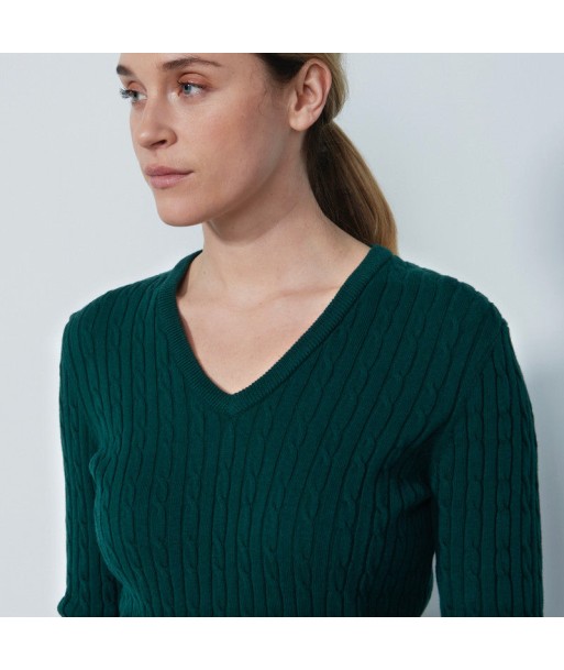 Daily Sports: Women's Madelene V-Neck Pullover - Nori Green 2023