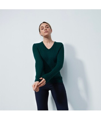 Daily Sports: Women's Madelene V-Neck Pullover - Nori Green 2023