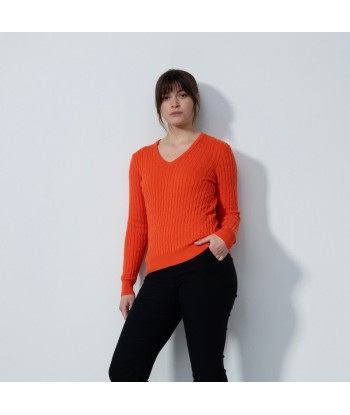 Daily Sports: Women's Madelene V-Neck Pullover - Orange acheter en ligne